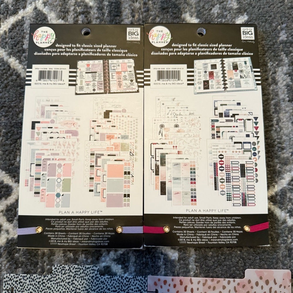 Happy Planner Free Spirit USED Sticker Books - Picture 3 of 4